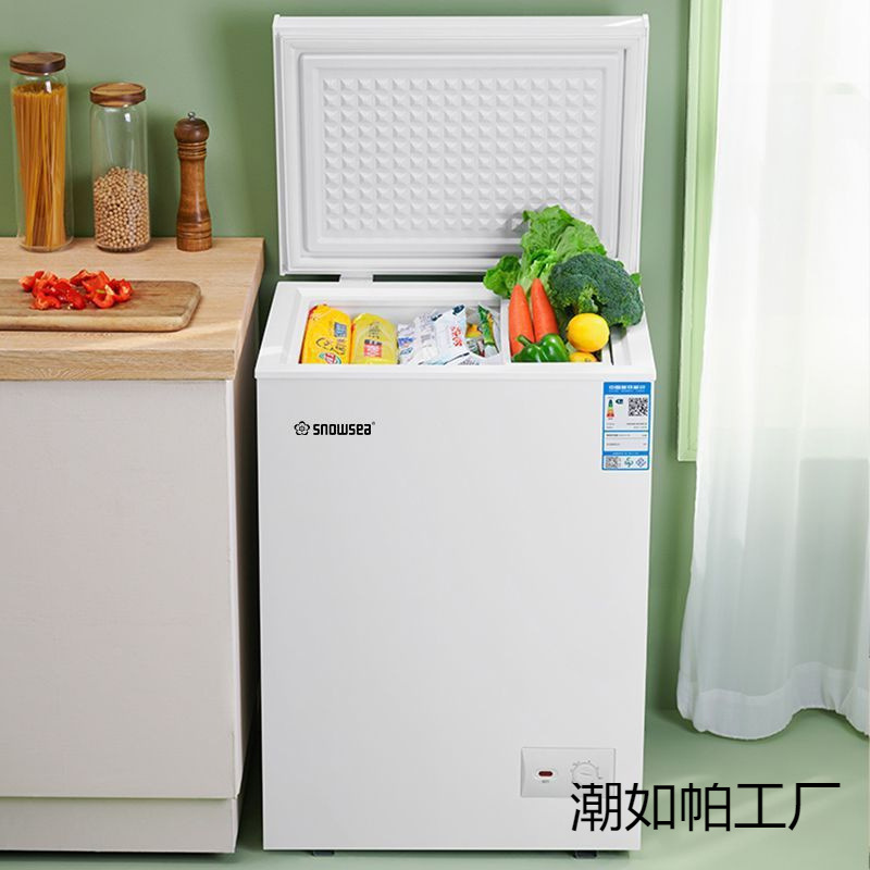 Small Freezer Household Fully Frozen Small Freezer Fresh-Keeping Box Dual-Purpose Refrigerated Freezer Horizontal Freezer