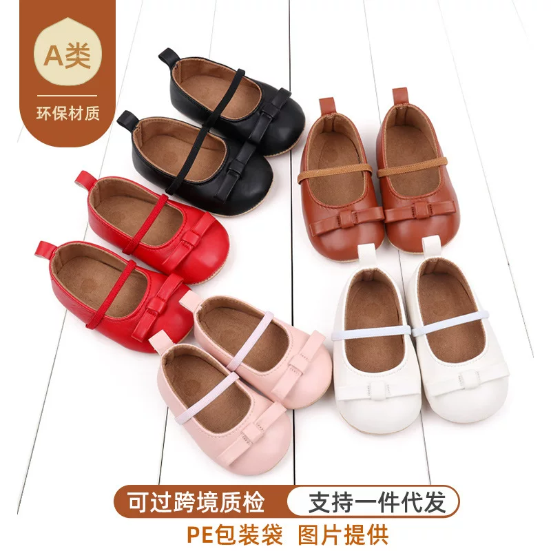 New spring baby shoes, butterfly knot anti -slip shoes baby shoes baby shoys princess BLS3159