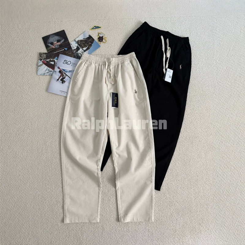 Cross-Border High-Quality Rl Ralph Lauren Old Money Style Colorful Horse New Men's Spring and Summer Linen Embroidered Casual Versatile Trousers Cross-Border High-Quality Rl Ralph Lauren Old Money Style Colorful Horse New Men's Spring and Summer Linen Embroidered Casual Versatile Trousers