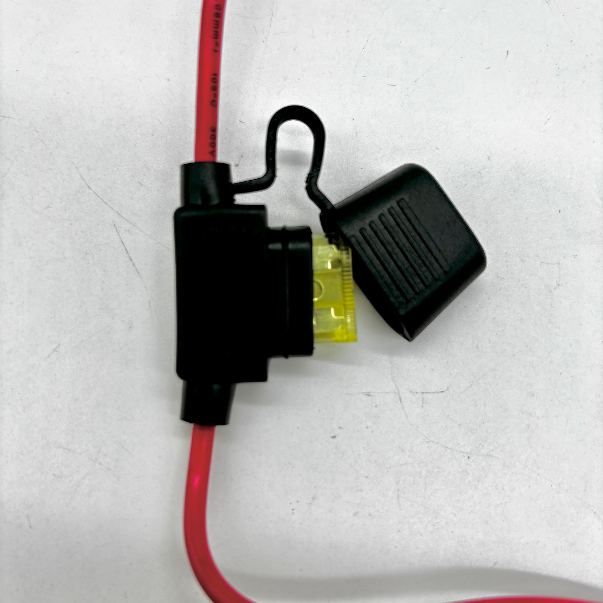 Sae to Alligator Clip Adapter with Switch and Fuse, Pure Copper 12V/24V Power Socket for Car Charger