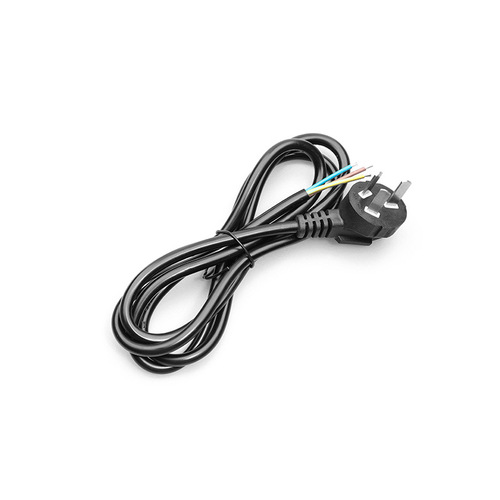 1.5m national standard three-plug single-head power cord hair dryer machine tool small sun electric fan peeling and tinning connecting wire