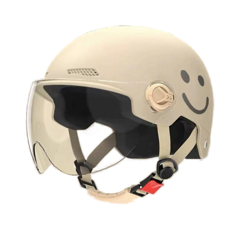 新しい国家標準 3C 認定電気自動車ヘルメットバッテリーオートバイヘルメット夏ハーフヘルメット四季標準ユニバーサル|undefined