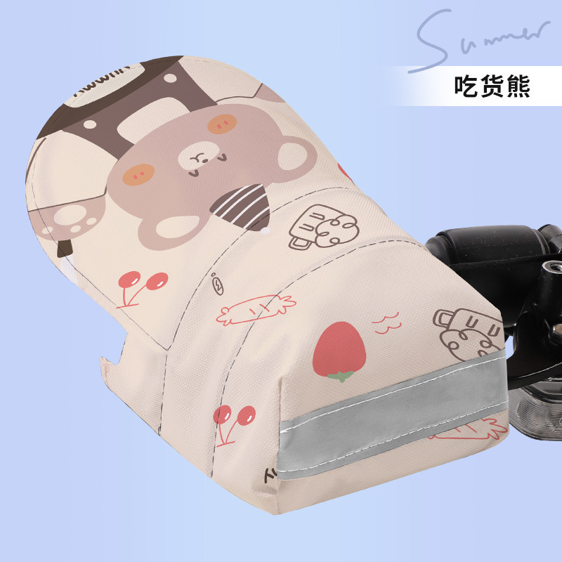 여름 스타일 - 용골 장갑 - 푸디 베어