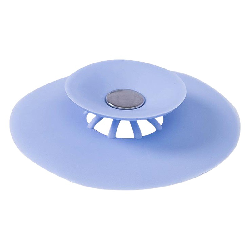 Cocina desodorante tipo prensa cerrado rebote drenaje de piso de silicona baño antibloqueo Filtro de fregadero de plástico UFO drenaje de piso