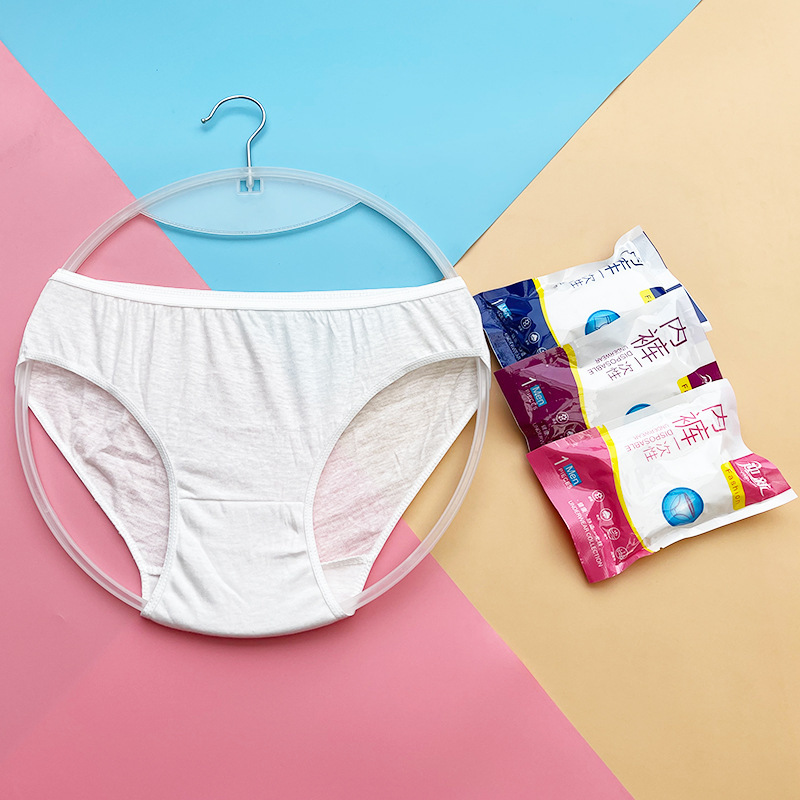 Disposable Underwear Pure Cotton Men's and Women's Travel Boxer Shorts Beauty Massage Pregnant Women Extra Large Size Pants