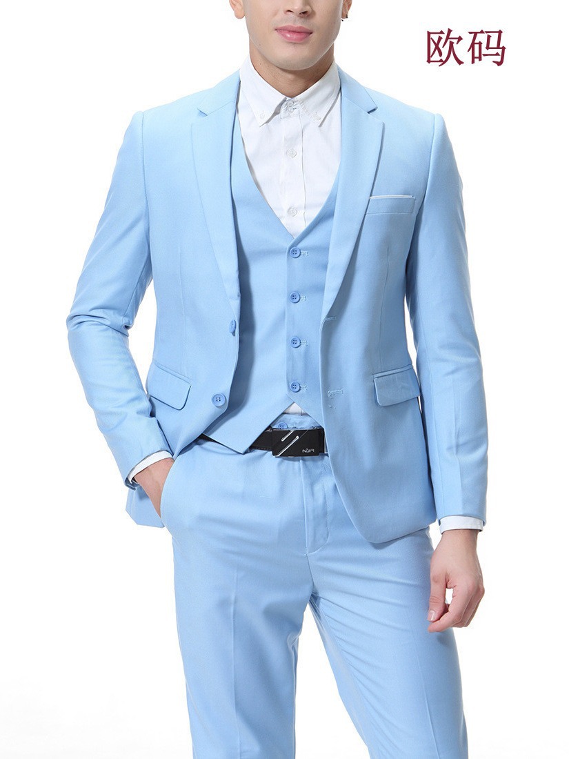 2023 Código europeo de comercio exterior para hombres de negocios traje casual traje de tres piezas novio mejor hombre traje de banquete de boda hombres