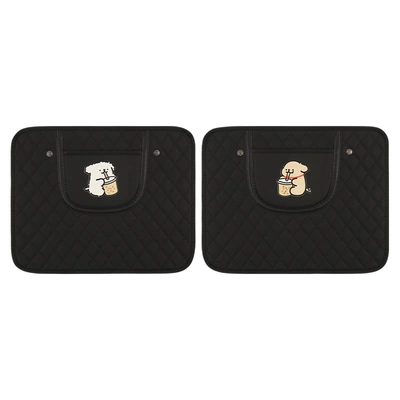 Chair back anti-kick pad: car seat back anti-pollution cushion