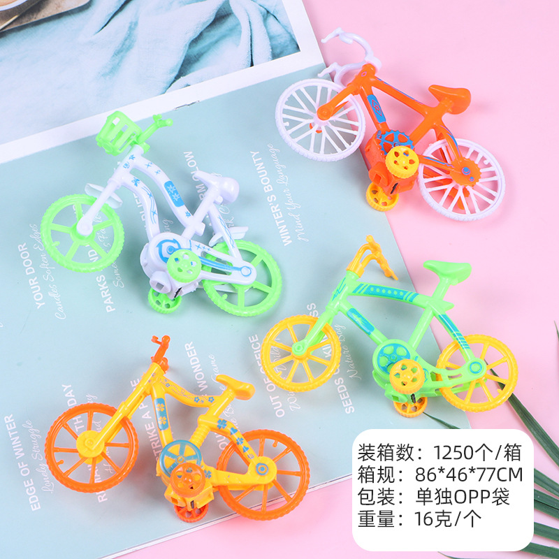 Bicicleta de retroceso de color creativo Mini dibujos animados para niños Bicicleta de retroceso Juguete de motocicleta Regalo de jardín de infantes