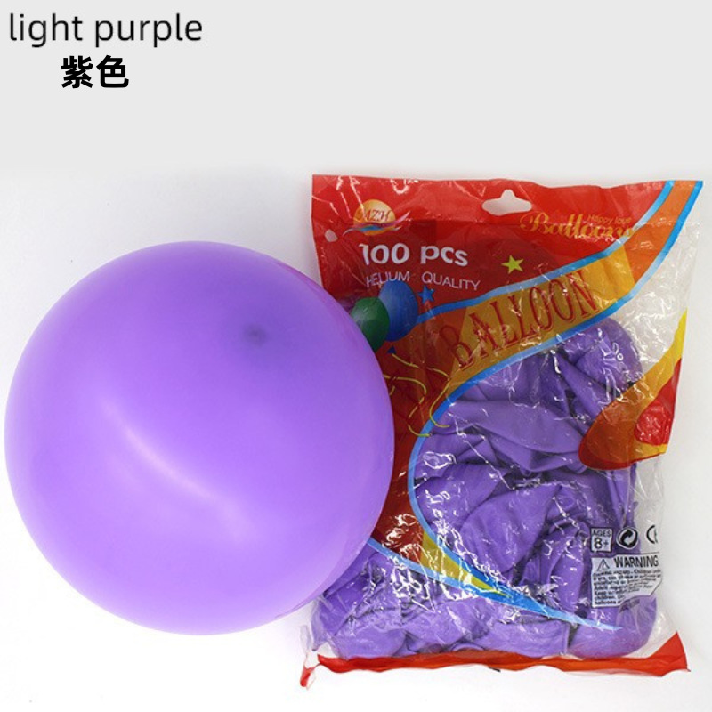 Decoración personalizada de globo mate grueso de 12 pulgadas decoración de fiesta de cumpleaños globo personalizado traje al por mayor globo transfronterizo