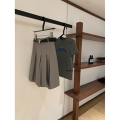 塞纳WGWE7027秋韩版百搭显瘦百褶裙裤女宽松休闲阔腿裤半身裙裤潮