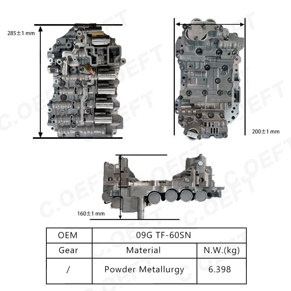 09g Tf-60Sn Is Suitable for Valve Bodies of 03-11 Audi Volkswagen Jetta Golf Passat Touran Sharan Models
