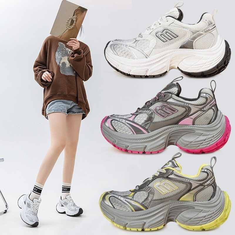 Paris Tenth Generation Dad Shoes Women's 10XL Versatile Breathable Thick Sole Height Increasing 2024 New Men's and Women's Sports Shoes High Version Paris Tenth Generation Dad Shoes Women's 10XL Versatile Breathable Thick Sole Height Increasing 2024 New Men's and Women's Sports Shoes High Version