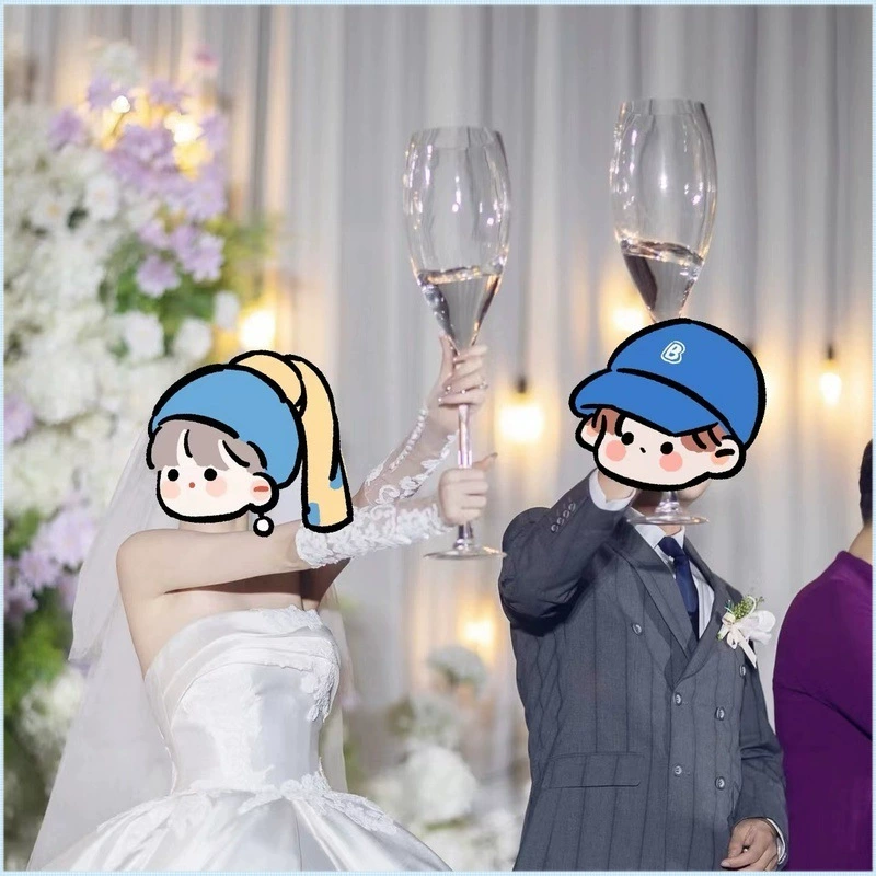 Большой свадебный бокал для вина, гигантский кубок, утолщенный персонализированный большой бокал для вина, большой креативный бокал для тостов