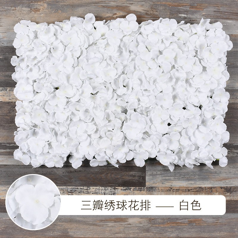 Muro de Flores de Hortensia para Decoración de Bodas, Arreglo Floral, Fondo de Pantalla, Alfombra de Pared, Arreglo Floral Artificial, Muro de Flores Famoso en Internet, Decoración de Bodas al por Mayor