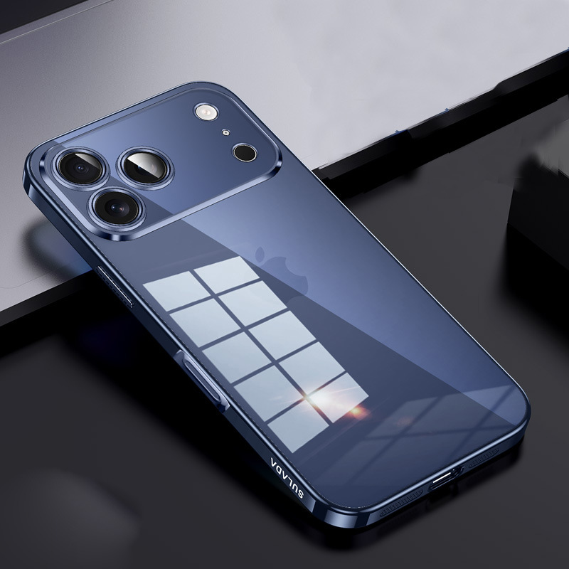 SULADA适用苹果17air电镀透明手机壳iPhone17ProMax保护套TPU软壳