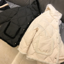 冬季保暖轻薄时尚面包服2025年短款棉服女小个子纯色加厚棉袄外套