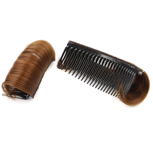 Wig women's hair root pad hair bag, comb style forehead pad hair bag, headband hair pad fluffy hair pad