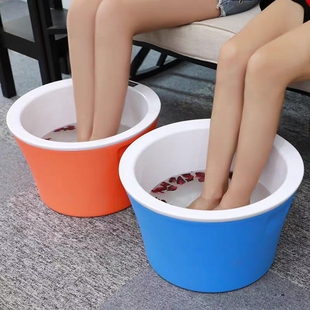 Foot Bath Bucket, Lightweight Insulated Foot Bath, Thickened Household Foot Bath, Foot Bath with Lid, Massage for Women