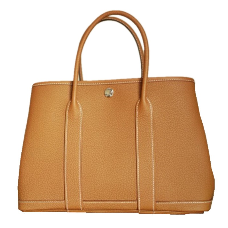 2024 Garden Bag Genuine Leather Women's Handbag Shoulder Crossbody Commuter Bag Top Grain Cowhide Vintage Style - Thumbnail 5