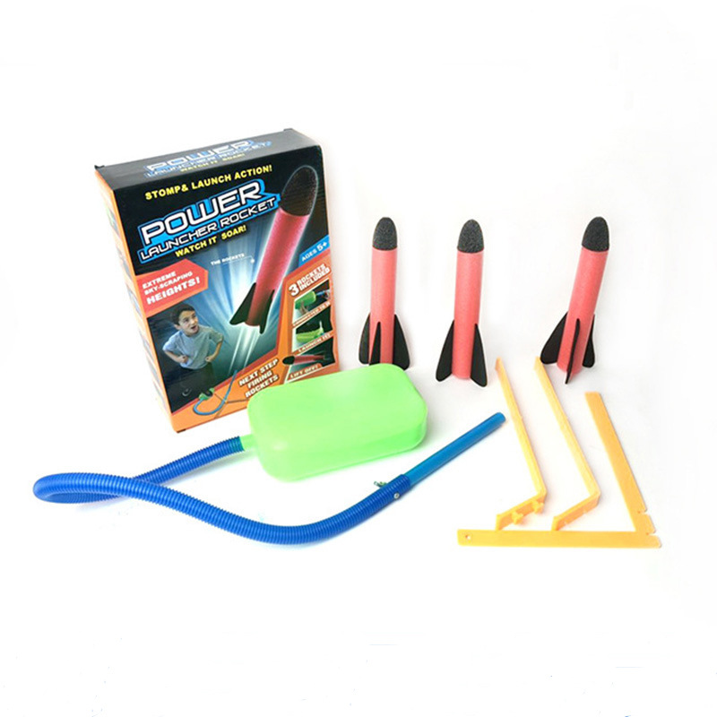 Transfronterizo amazonas pedal lanzacohetes misil juguete padre-hijo interactivo al aire libre juego multijugador juguete