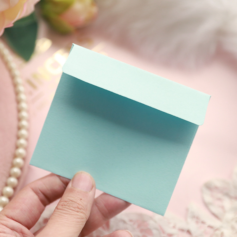 Fashion Solid Color Thick Double Gummed Paper Blank Envelope Wholesale display picture 2