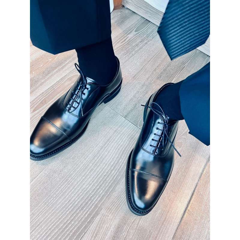 Oxford Men's Formal Three-Joint Casual Business Suit Wedding Groom Lace-Up Handsome British Style Height-Increasing Leather Shoes for Men