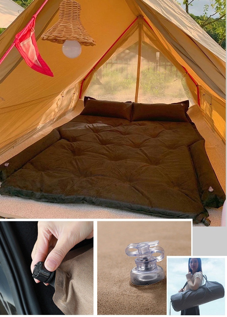 modely/3 mattress car inflatable bed, car rear seat sleeping pad, inflatable bed for self-driving camping, nap, and travel mattress