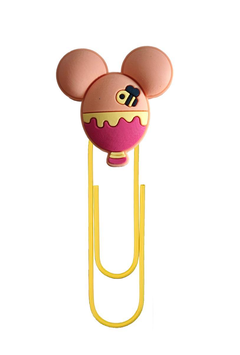 Mickey cabeza de la Oficina papelería clip de papel transfronterizo de dibujos animados nuevo PVC marcador