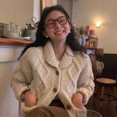 复古翻领重工麻花粗针毛衣女2025秋冬新款韩系简约休闲针织外套厚