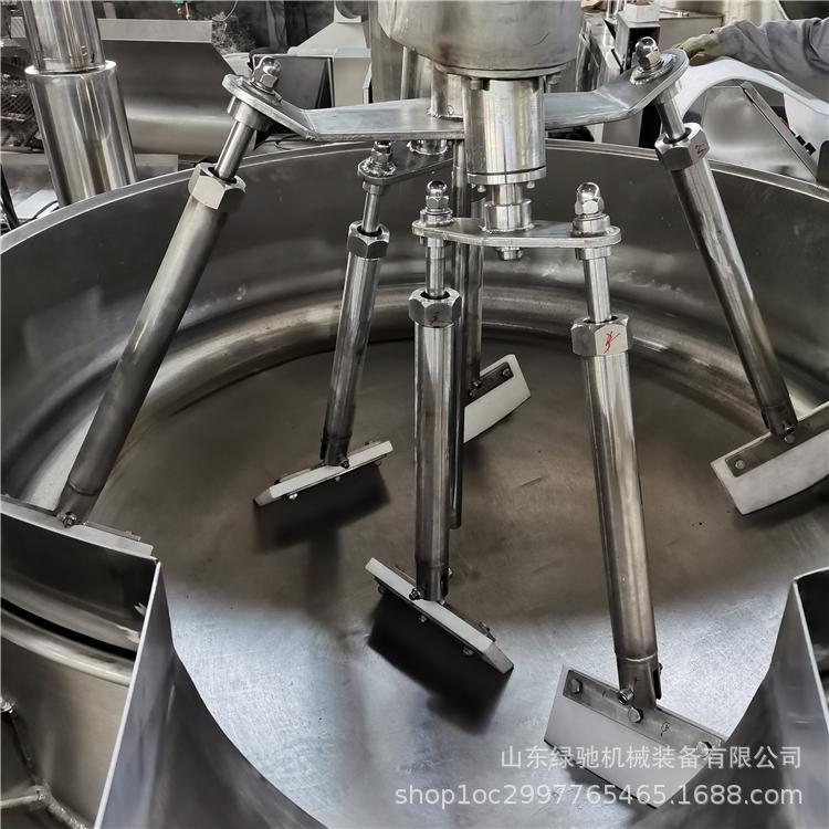 绿驰厂家供应大型多爪搅拌锅 不锈钢行星搅拌锅 香菇酱蘑菇酱炒锅