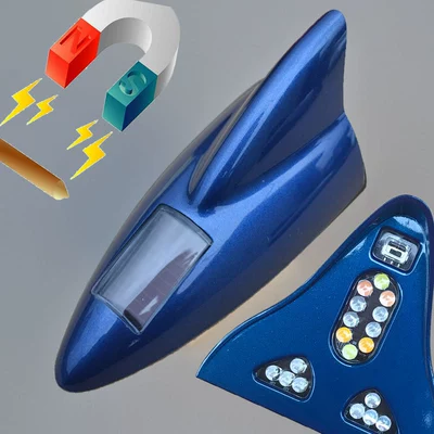 Light for Small Cars, vehicle antenna - new-version-blue-18-lights-magnetic-remote-control