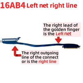 1个 颜色：图片色 材质：塑料+镀银线+编织网 PCIE4.0X16显卡延长