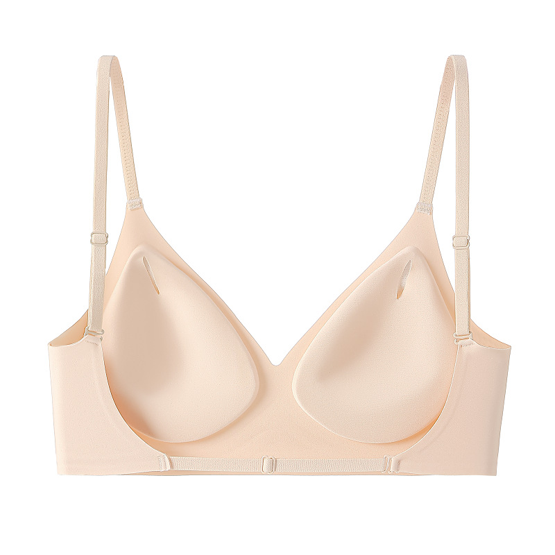 Wireless Seamless Bra Sexy Lingerie With Cross Back Design_voghion.com
