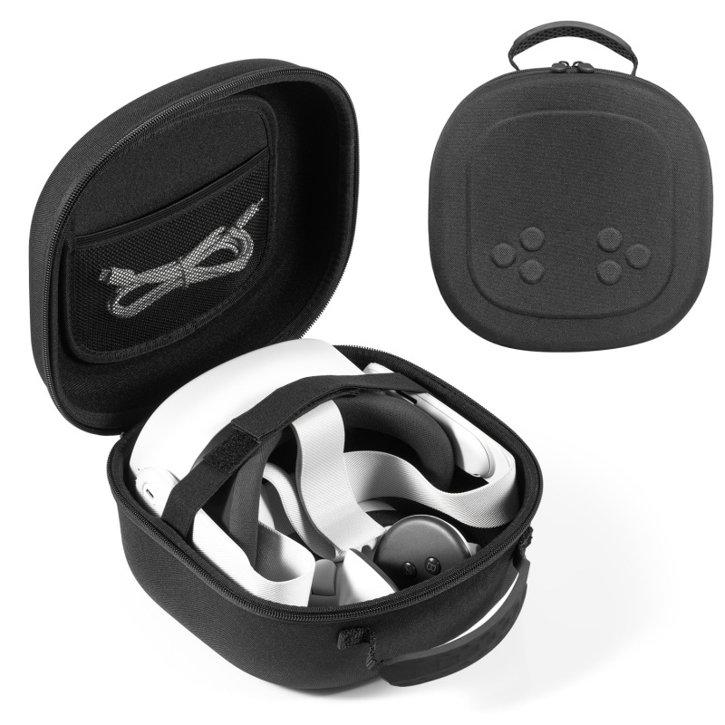 Meta Quest 3S/3/2 Portable Vision Pro Hard Shell Storage Case Portable Carrying Bag Protective Case