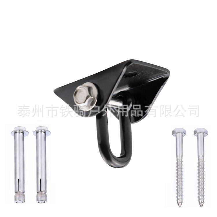 Amazon 304 Acero inoxidable swing gancho fijo placa colgante silla hamaca accesorios 360 giratorio gancho fijo