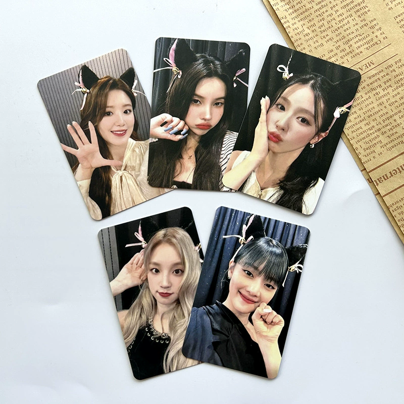 (G)I-DLE "iFeek" KMS спецкарта скрытая карта открытка двусторонняя карта звезда вокруг