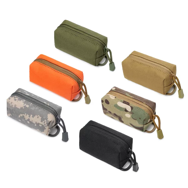 Multifunctional Satchel Hanging Mini Key Bag Coin Purse Coin Bag Small Wallet Fashionable Short Zipper Handbag