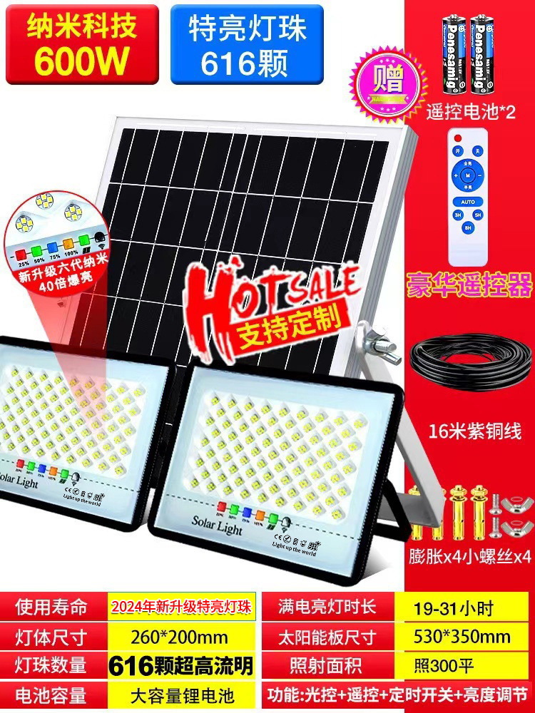 Zhongshan lámparas solar patio al aire libre Luz de inundación interior y exterior iluminación del hogar nuevo rural impermeable lámpara de calle fabricante