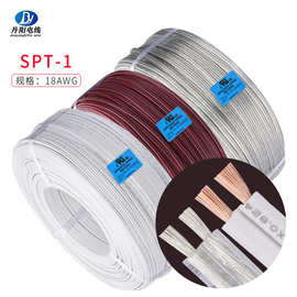 SPT-1#18AWG-2P平行电源线裸铜或镀锡铜PVC绝缘美标供应OD2.7*5.4