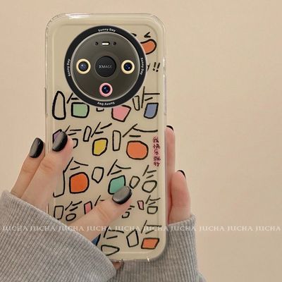 适用华为mate80手机壳轻奢防摔HUAWEImate80pro散热80rs彩色哈哈