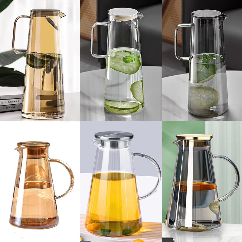 Hervidor frío de alto valor, hervidor de vidrio, resistente a altas temperaturas, taza de agua hervida fría para el hogar, tetera, juego de hervidor de gran capacidad image 3