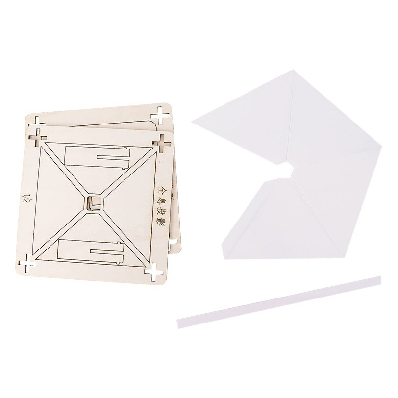 Голографическая проекция, сделай сам, собранная вручную 3D технология виртуальной реальности, небольшое производство, студенческий детский материал, посылка, игрушки, учебные пособия