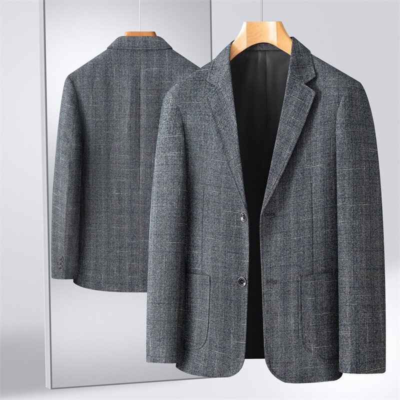 17 Colors Cross-Border Wholesale Casual Suits Spring and Autumn 2026 Casual Suits Men's Middle-Aged Suit Jackets