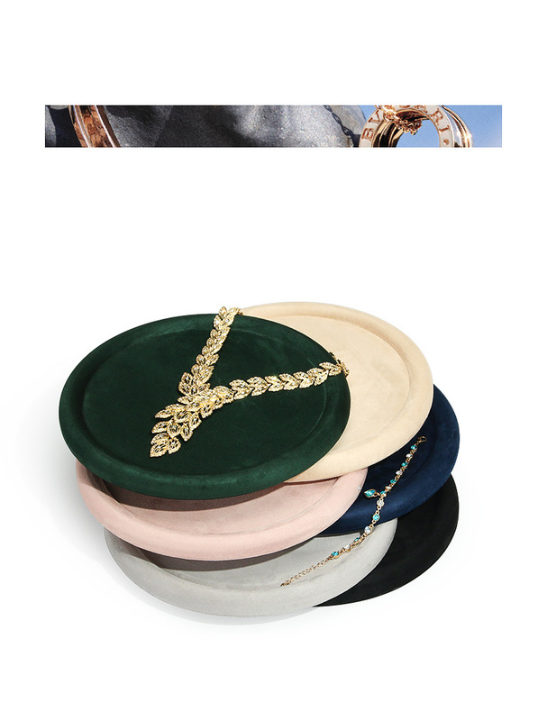 Z001-113絨感皮圓形空盤(10-22)-(旭躍)詳情頁