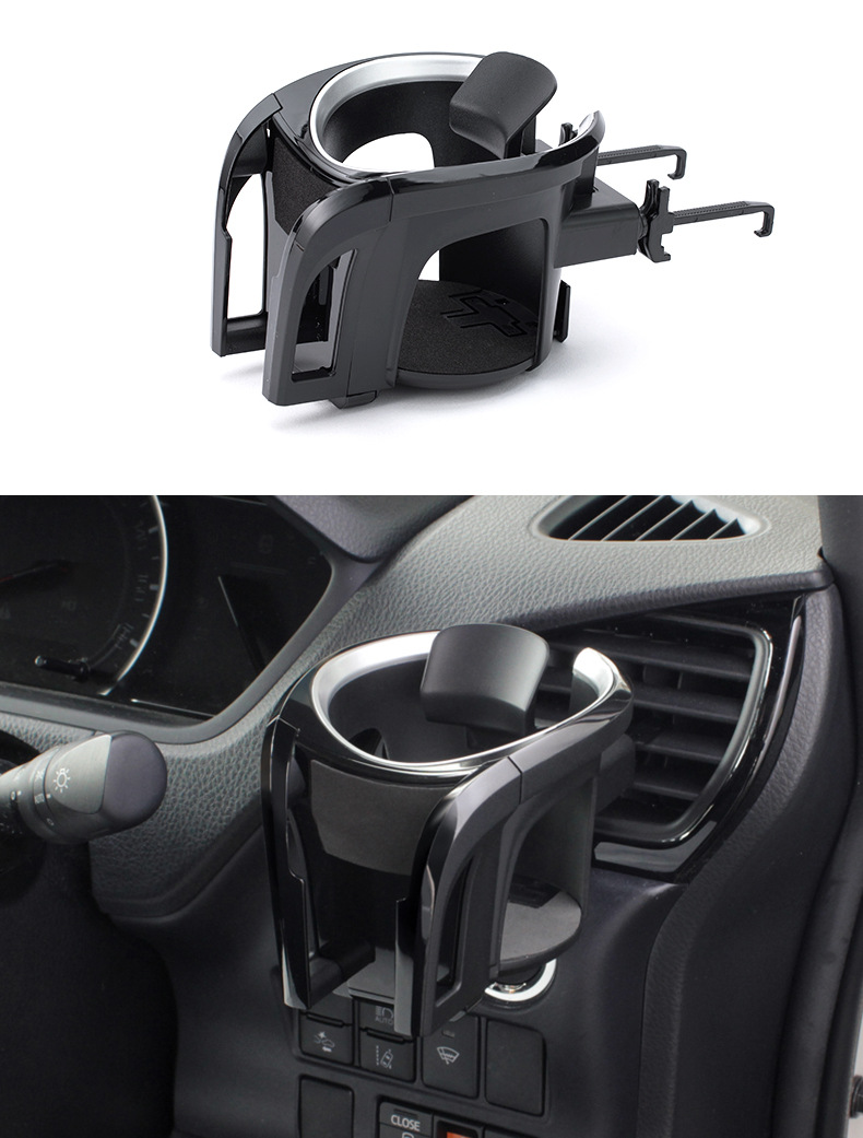 Japanese car water cup holder air conditioning air outlet cup holder with light storage rack tea cup holder cup holder multifunctional beverage holder