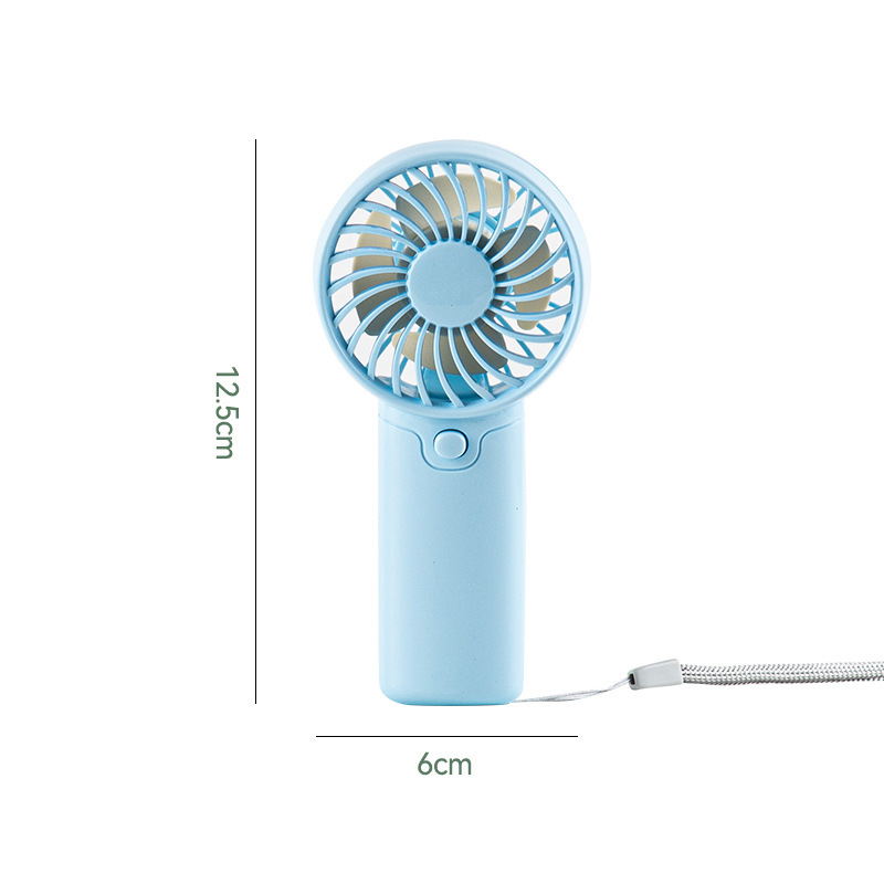 ミニ7号乾電池式ハンドヘルドファン、ポータブルミニ寮用卓上小型扇風機、シンプルで強力な風力、ギフトに最適|undefined