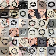 畅销墨韵复古新中式手串批发古风暗黑潮流礼物男士手串国潮设计