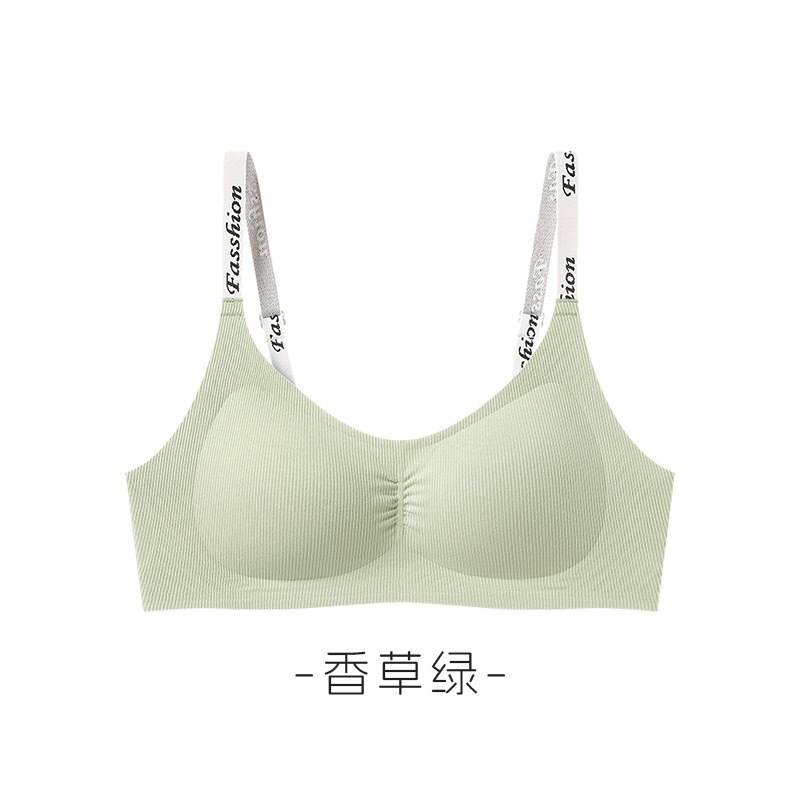 Venta directa de fábrica Comercio electrónico transfronterizo Sudeste de Asia Vietnam Tailandia Ladies Taza delgada sin costuras Color sólido Recolección lateral sujetador