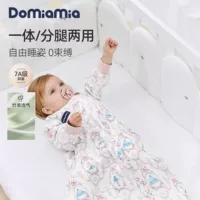 Domiamia цельный спальный мешок для роста ребенка, всесезонный двуслойный, осенне-зимний хлопковый утеплённый анти-выкидной спальный мешок для малыша