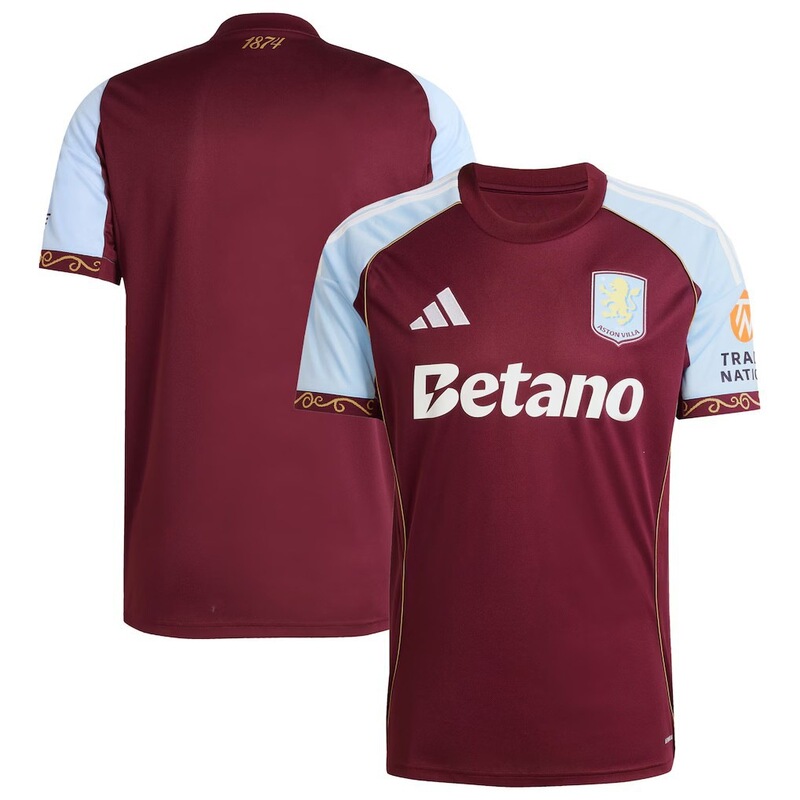 Amazon's Best-Selling New Casual Men's Shirt with 3D Digital Printing Aston Villa Season Home Jersey Short Sleeves Amazon's Best-Selling New Casual Men's Shirt with 3D Digital Printing Aston Villa Season Home Jersey Short Sleeves